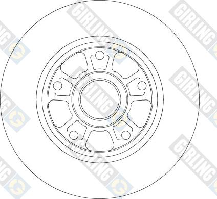 Girling 6061826 - Гальмівний диск autozip.com.ua