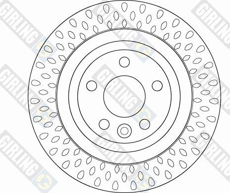 Girling 6063872 - Гальмівний диск autozip.com.ua