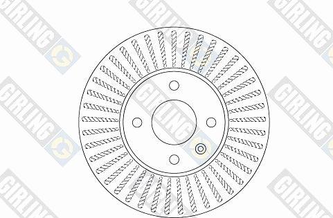 Girling 6062541 - Гальмівний диск autozip.com.ua
