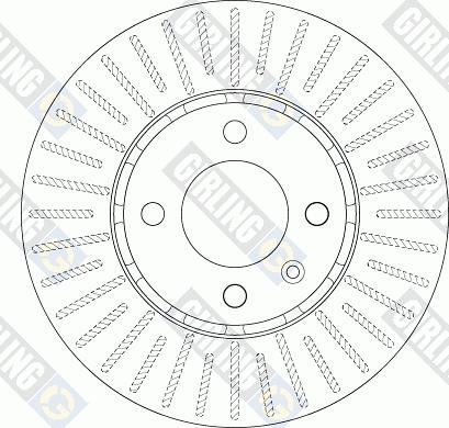 Girling 6062521 - Гальмівний диск autozip.com.ua