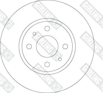 Girling 6062313 - Гальмівний диск autozip.com.ua