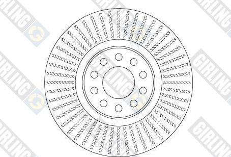 Girling 6067425 - Гальмівний диск autozip.com.ua
