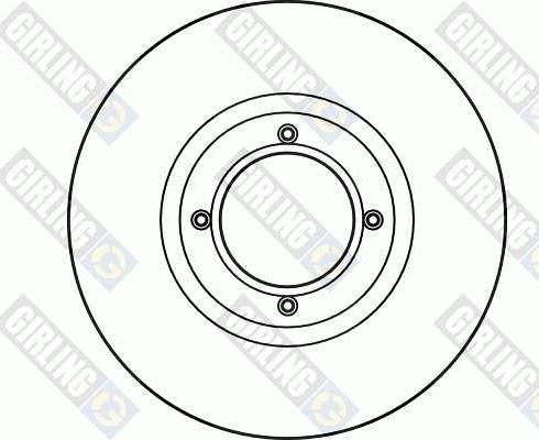 Girling 6019953 - Гальмівний диск autozip.com.ua