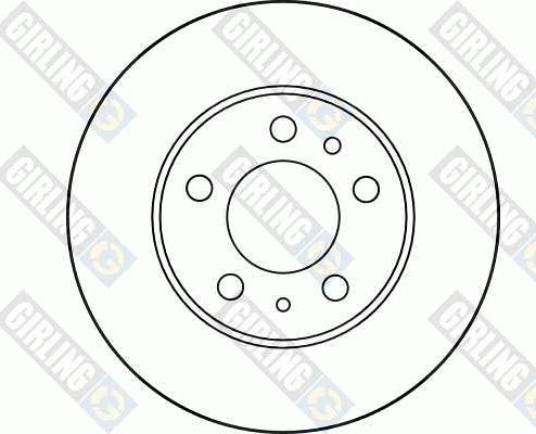 Girling 6016863 - Гальмівний диск autozip.com.ua