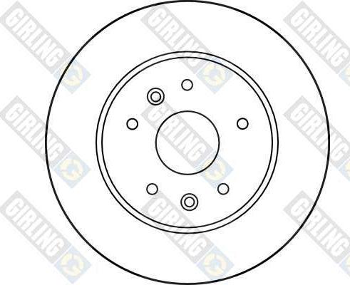 Girling 6010294 - Гальмівний диск autozip.com.ua