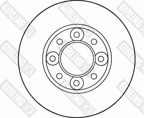 Girling 6013013 - Гальмівний диск autozip.com.ua