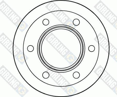 Girling 6017625 - Гальмівний диск autozip.com.ua