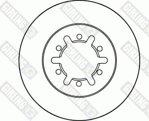 Girling 6030011 - Гальмівний диск autozip.com.ua