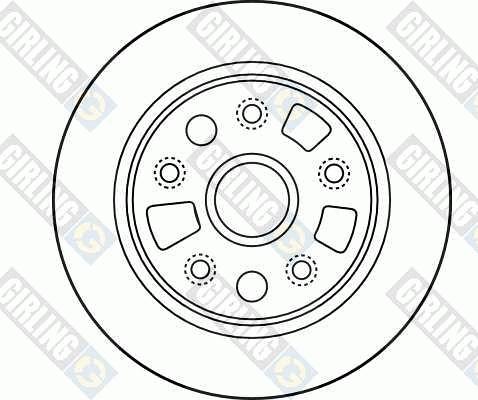 Girling 6031174 - Гальмівний диск autozip.com.ua