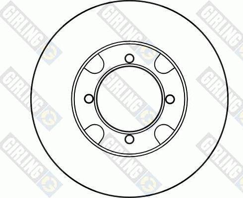 Girling 6025893 - Гальмівний диск autozip.com.ua