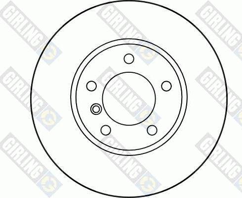 Girling 6027691 - Гальмівний диск autozip.com.ua