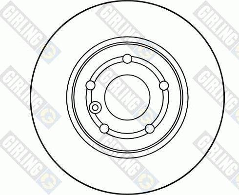 Girling 6027661 - Гальмівний диск autozip.com.ua