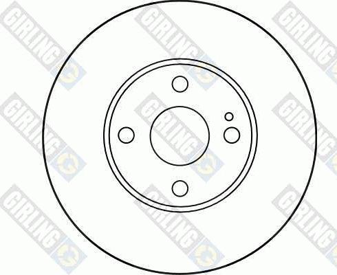 Girling 6027021 - Гальмівний диск autozip.com.ua