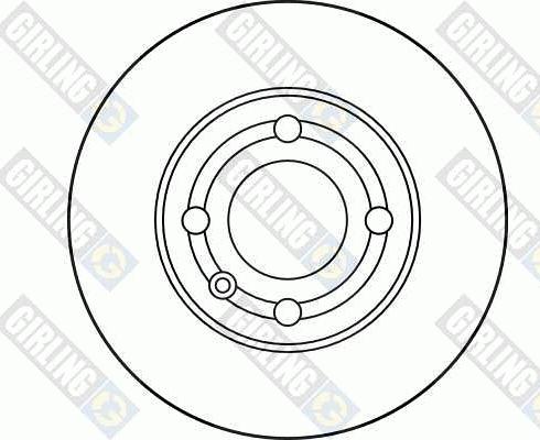 Girling 6027801 - Гальмівний диск autozip.com.ua