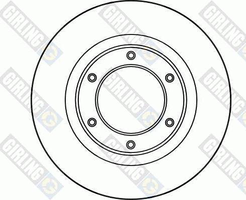 Girling 6027231 - Гальмівний диск autozip.com.ua