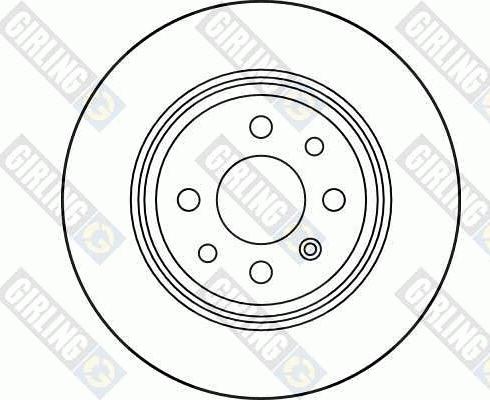 Girling 6027724 - Гальмівний диск autozip.com.ua