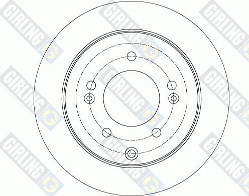 Girling 6078194 - Гальмівний диск autozip.com.ua