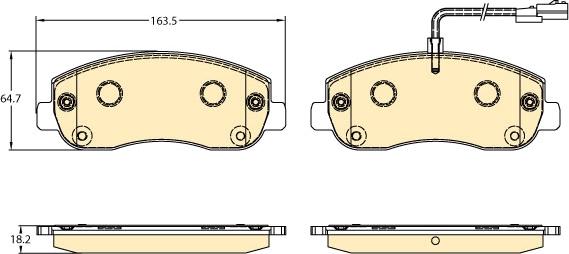 Girling 6119109 - Гальмівні колодки, дискові гальма autozip.com.ua