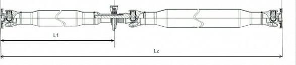 GKN GKNP20026 - Карданний вал, головна передача autozip.com.ua