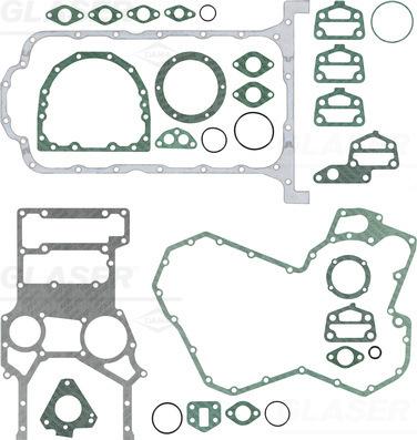 Glaser B38778-00 - Комплект прокладок, блок-картер двигуна autozip.com.ua