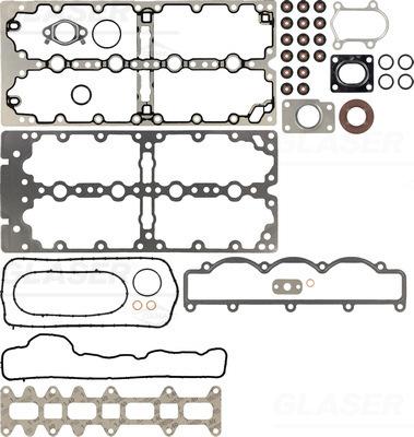 Glaser D37072-00 - Комплект прокладок, головка циліндра autozip.com.ua