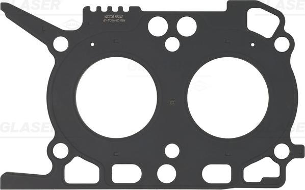 Glaser H85148-00 - Прокладка, головка циліндра autozip.com.ua