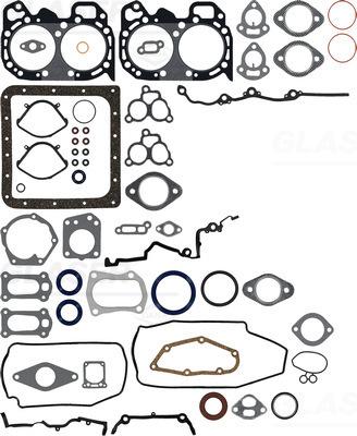 Glaser S80939-00 - Комплект прокладок, двигун autozip.com.ua