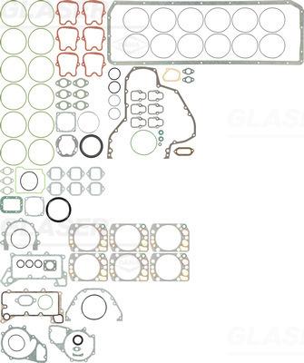 Glaser S38349-00 - Комплект прокладок, двигун autozip.com.ua