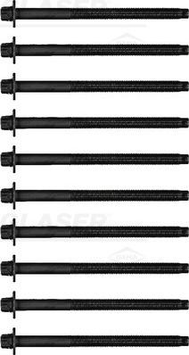 Glaser T40595-00 - Комплект болтів головки циліндрів autozip.com.ua