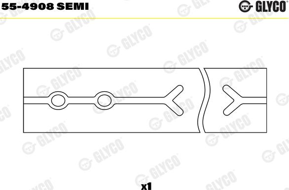 Glyco 55-4908 SEMI - Втулка підшипника, шатун autozip.com.ua