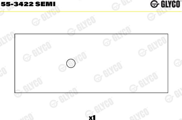 Glyco 55-3422 SEMI - Втулка підшипника, шатун autozip.com.ua