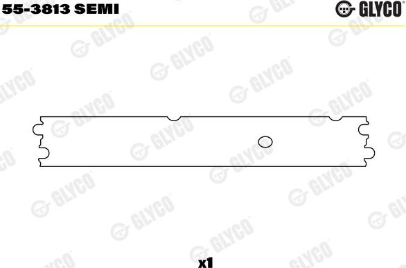 Glyco 55-3813 SEMI - Втулка підшипника, шатун autozip.com.ua