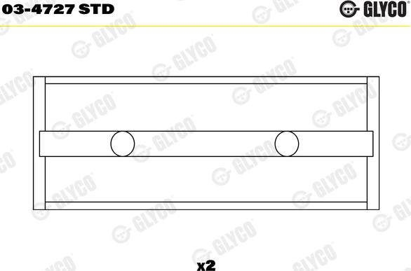 Glyco 03-4727 STD - Підшипник распредвала autozip.com.ua