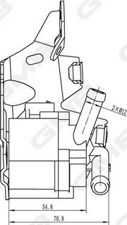 GMB GEW-P002 - Додатковий водяний насос autozip.com.ua