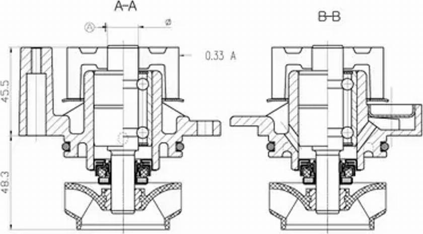 GMB GWVW-17A - Водяний насос autozip.com.ua