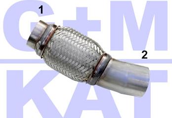 G+M KAT R020-0001 - Ремонтна трубка, сажі / частковий фільтр autozip.com.ua