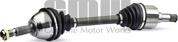 GMW AX2437FD - Приводний вал autozip.com.ua