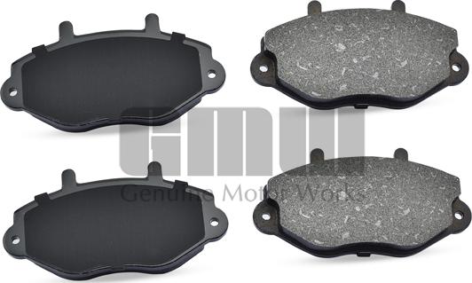GMW BDP6015FRF - Гальмівні колодки, дискові гальма autozip.com.ua