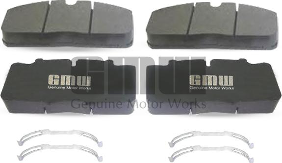 GMW BDP29088MN - Гальмівні колодки, дискові гальма autozip.com.ua