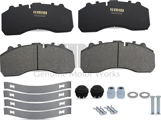 GMW BDP29087MC - Гальмівні колодки, дискові гальма autozip.com.ua