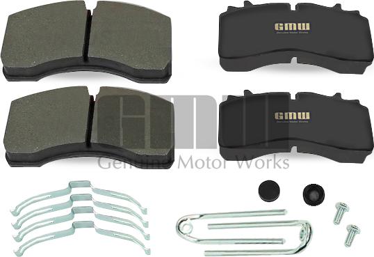 GMW BDP29195SF - Гальмівні колодки, дискові гальма autozip.com.ua