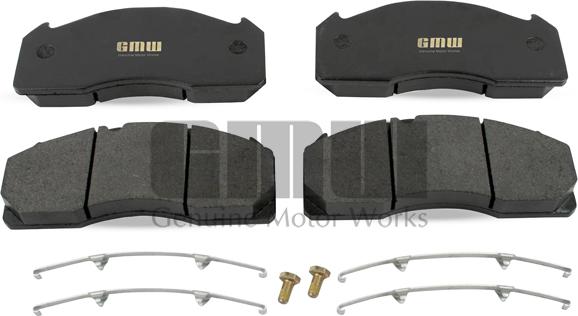 GMW BDP29125VV - Гальмівні колодки, дискові гальма autozip.com.ua
