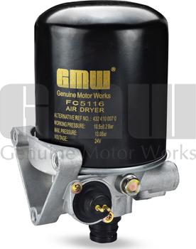 GMW FC5116P - Осушувач повітря, пневматична система autozip.com.ua