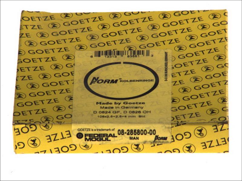 Goetze 08-285800-00 - Комплект поршневих кілець autozip.com.ua