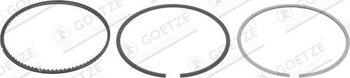 Goetze Engine 08-448507-00 - Комплект поршневих кілець autozip.com.ua