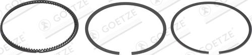 Goetze Engine 08-141307-10 - Комплект поршневих кілець autozip.com.ua