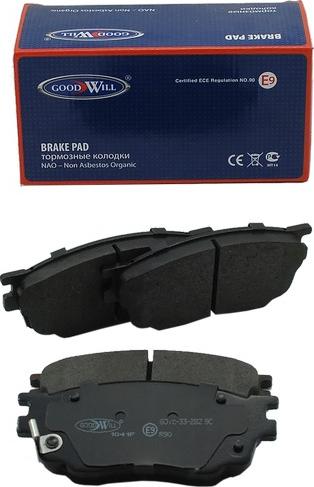 GoodWill 1041 F - Гальмівні колодки, дискові гальма autozip.com.ua