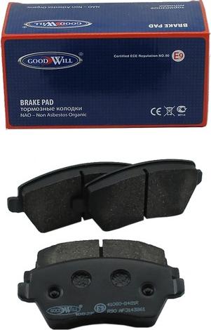 GoodWill 1082 F - Гальмівні колодки, дискові гальма autozip.com.ua