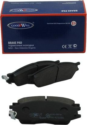 GoodWill 1025 F - Гальмівні колодки, дискові гальма autozip.com.ua