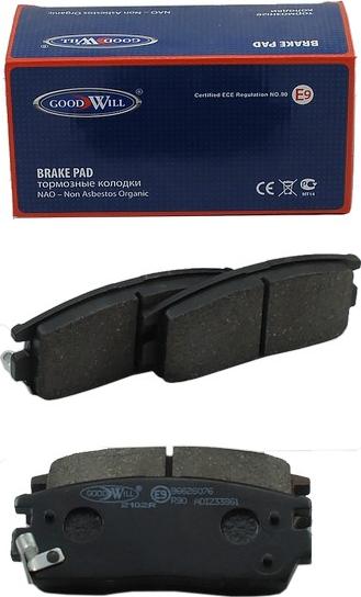 GoodWill 2102 R - Гальмівні колодки, дискові гальма autozip.com.ua